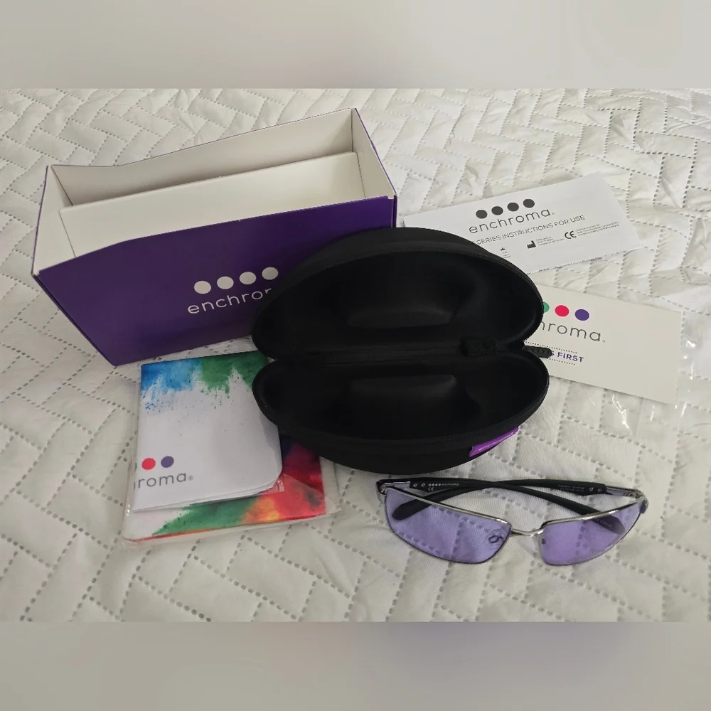 EnChroma Colorado Gunmetal Sunglasses with Case